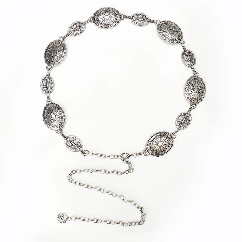Golden Medallion Chain Belt