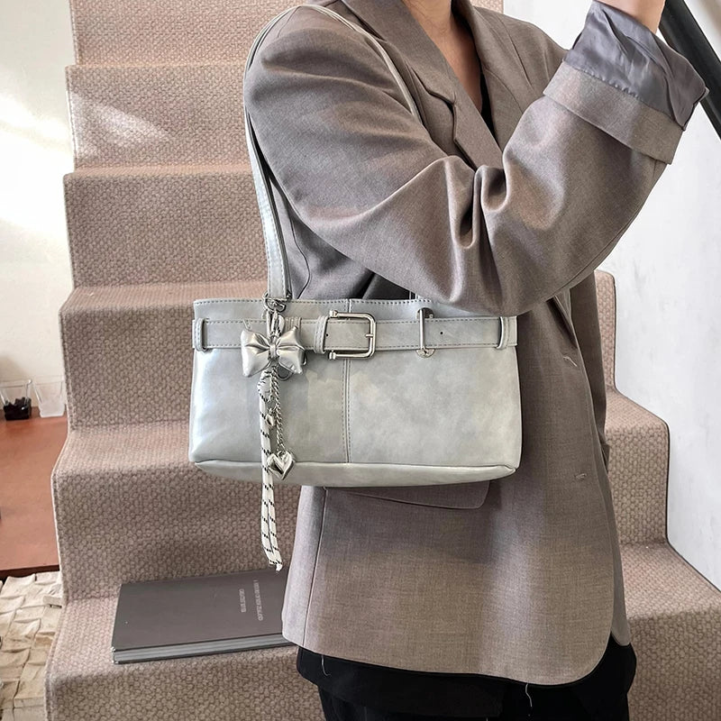 CharmBelt Retro Shoulder Bag