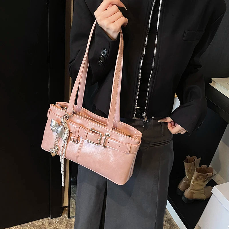 CharmBelt Retro Shoulder Bag