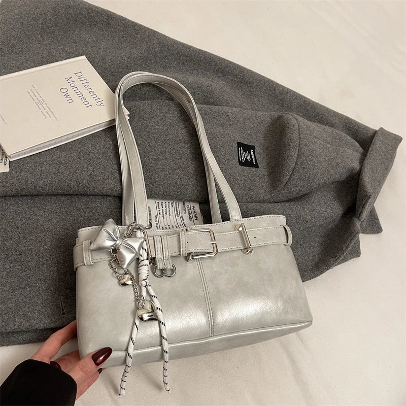 CharmBelt Retro Shoulder Bag