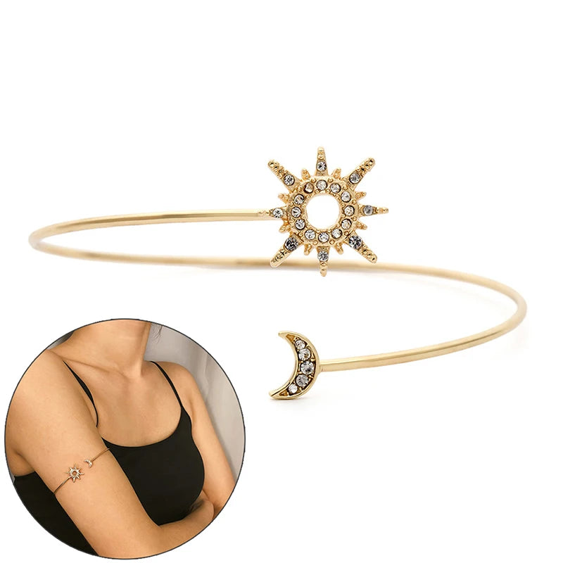 Solar Moon Arm Cuff