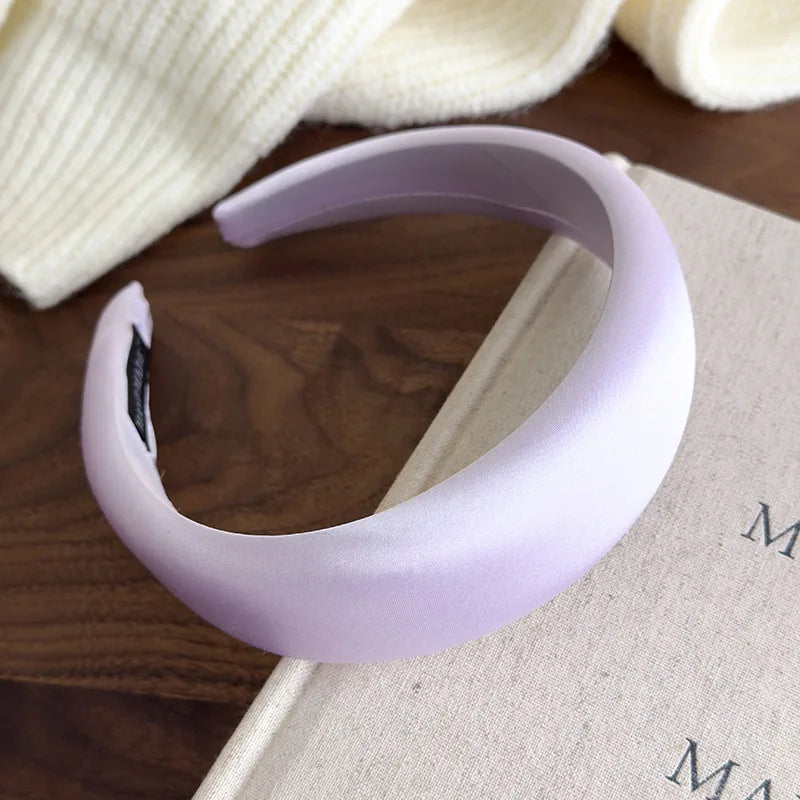 Satin Charm Padded Headband