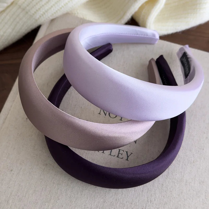 Satin Charm Padded Headband