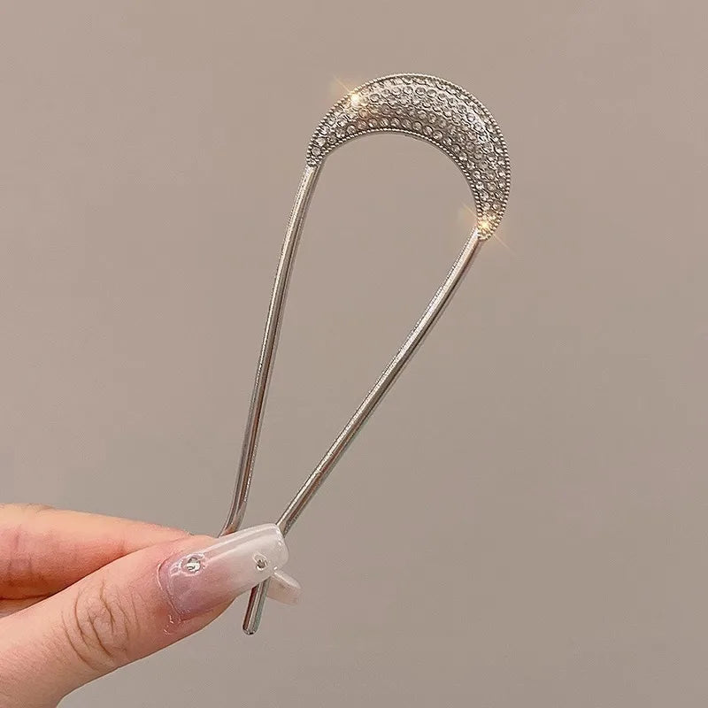 Elegance Pearl & Floral Hairpin