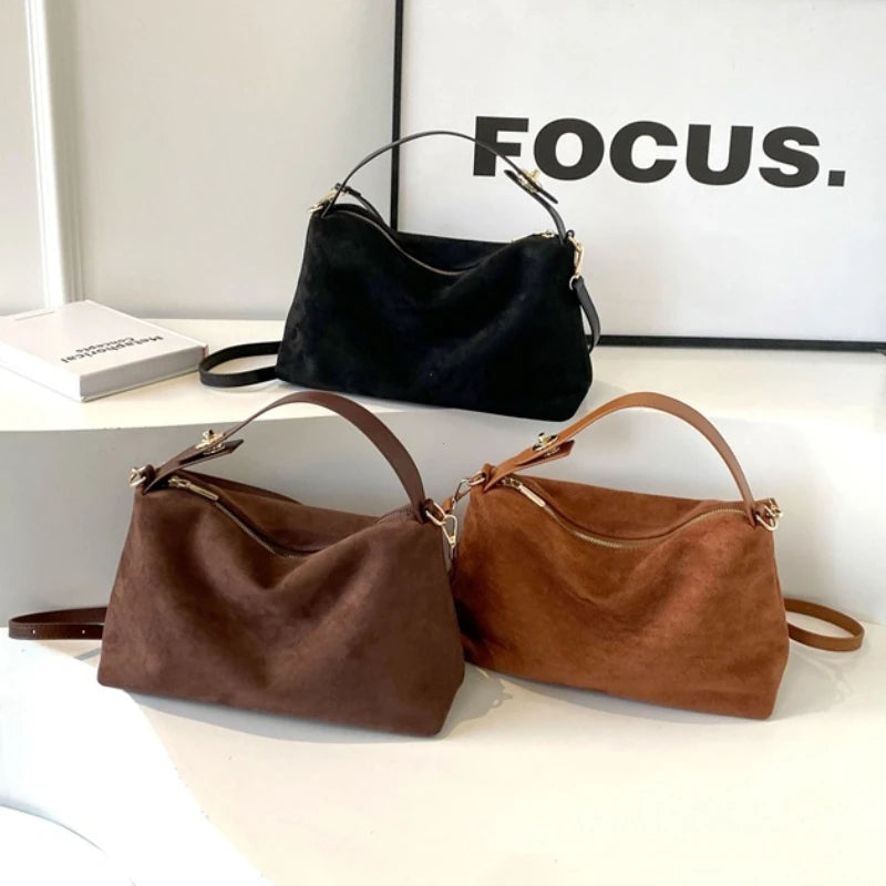 Velura Soft Suede Bag