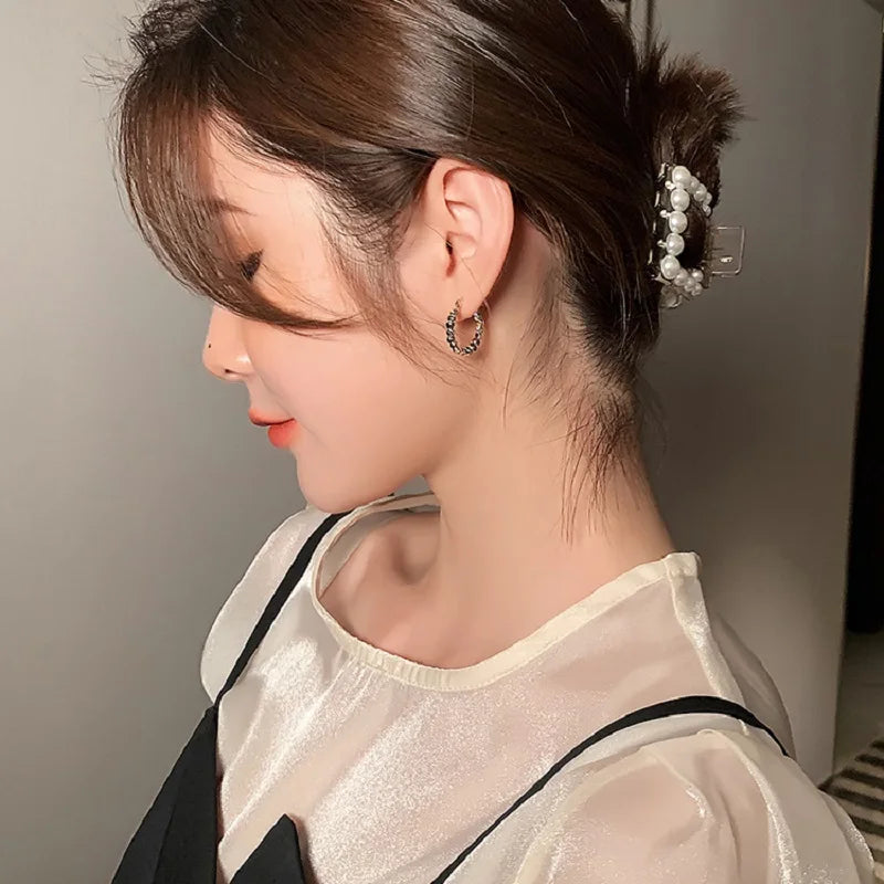 Lumière Faceted Hoop Earrings