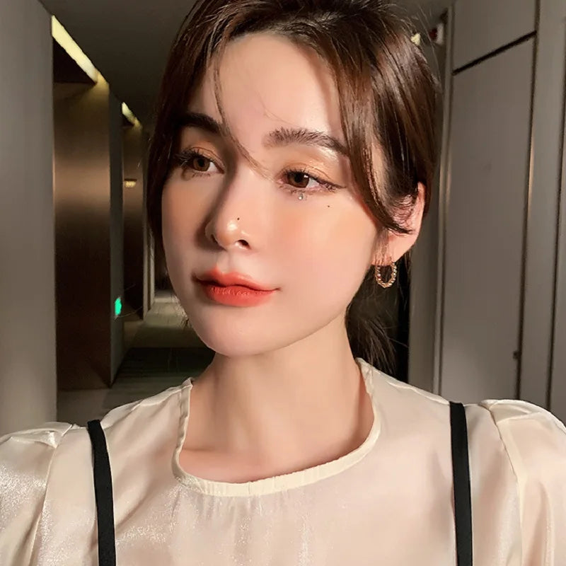 Lumière Faceted Hoop Earrings