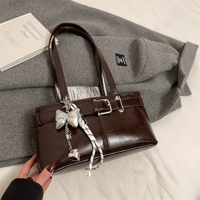 CharmBelt Retro Shoulder Bag