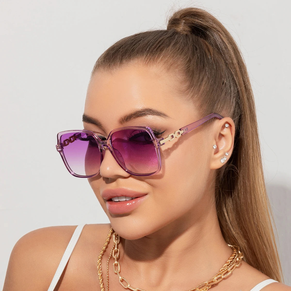 ColorVibe Square Sunglasses