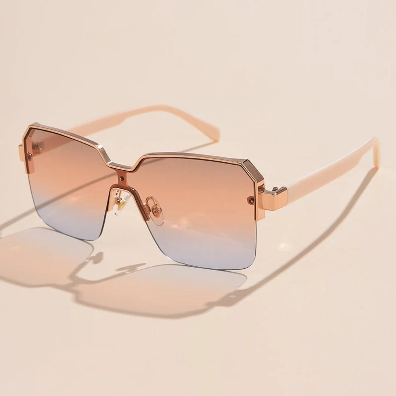 GlamEdge Oversized Sunglasses
