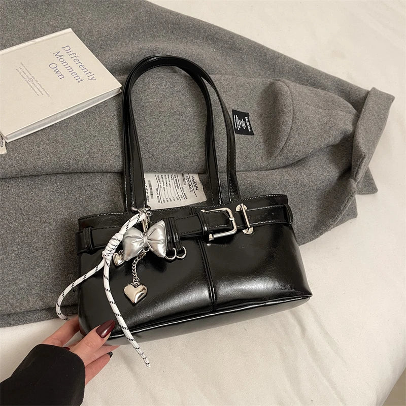 CharmBelt Retro Shoulder Bag