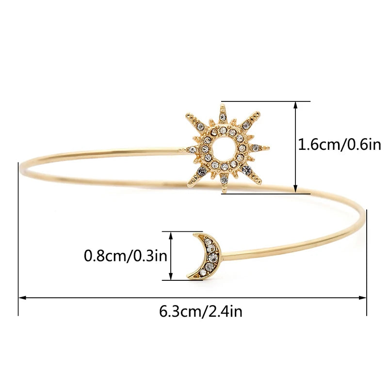 Solar Moon Arm Cuff