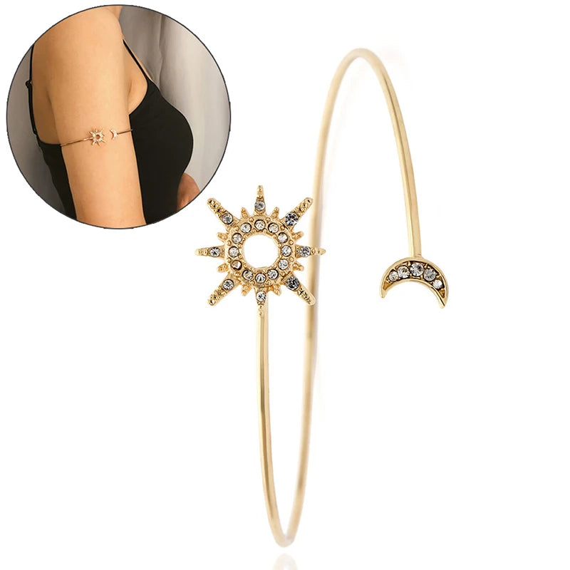 Solar Moon Arm Cuff